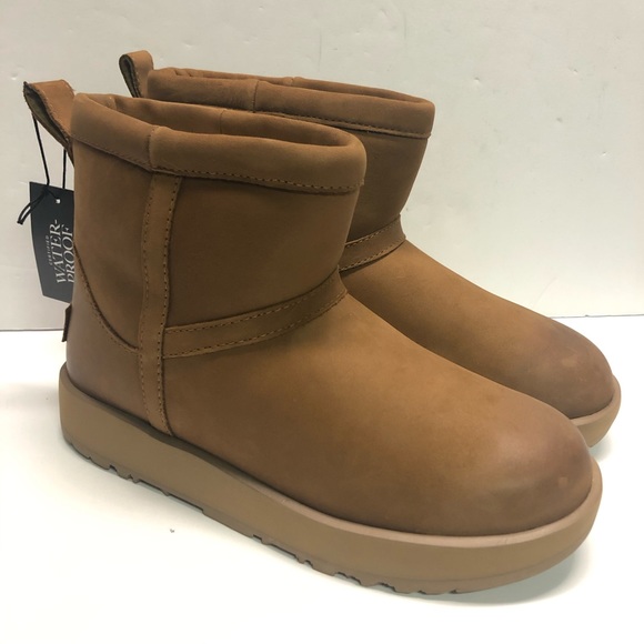 UGG Shoes - UGG Women's Classic Mini Waterproof Leather Boots